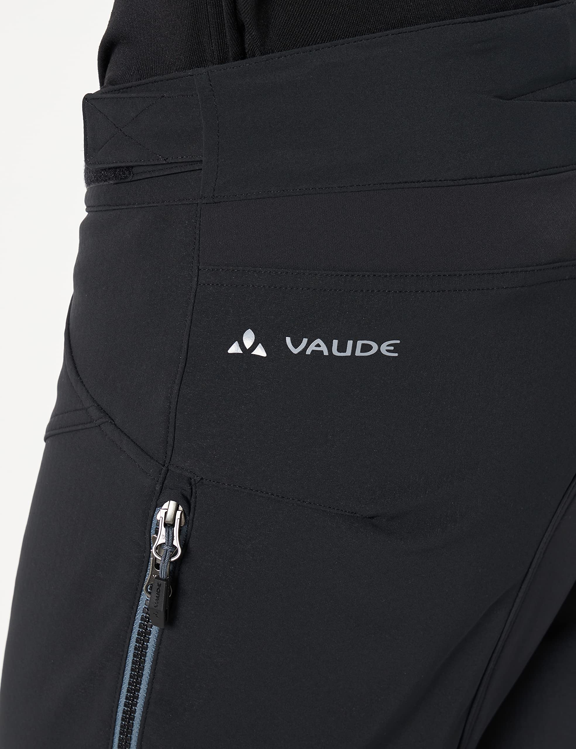 Pantalon Outdoor VAUDE Femme – Noir, Taille 36/W28 – Nylon, Sportif