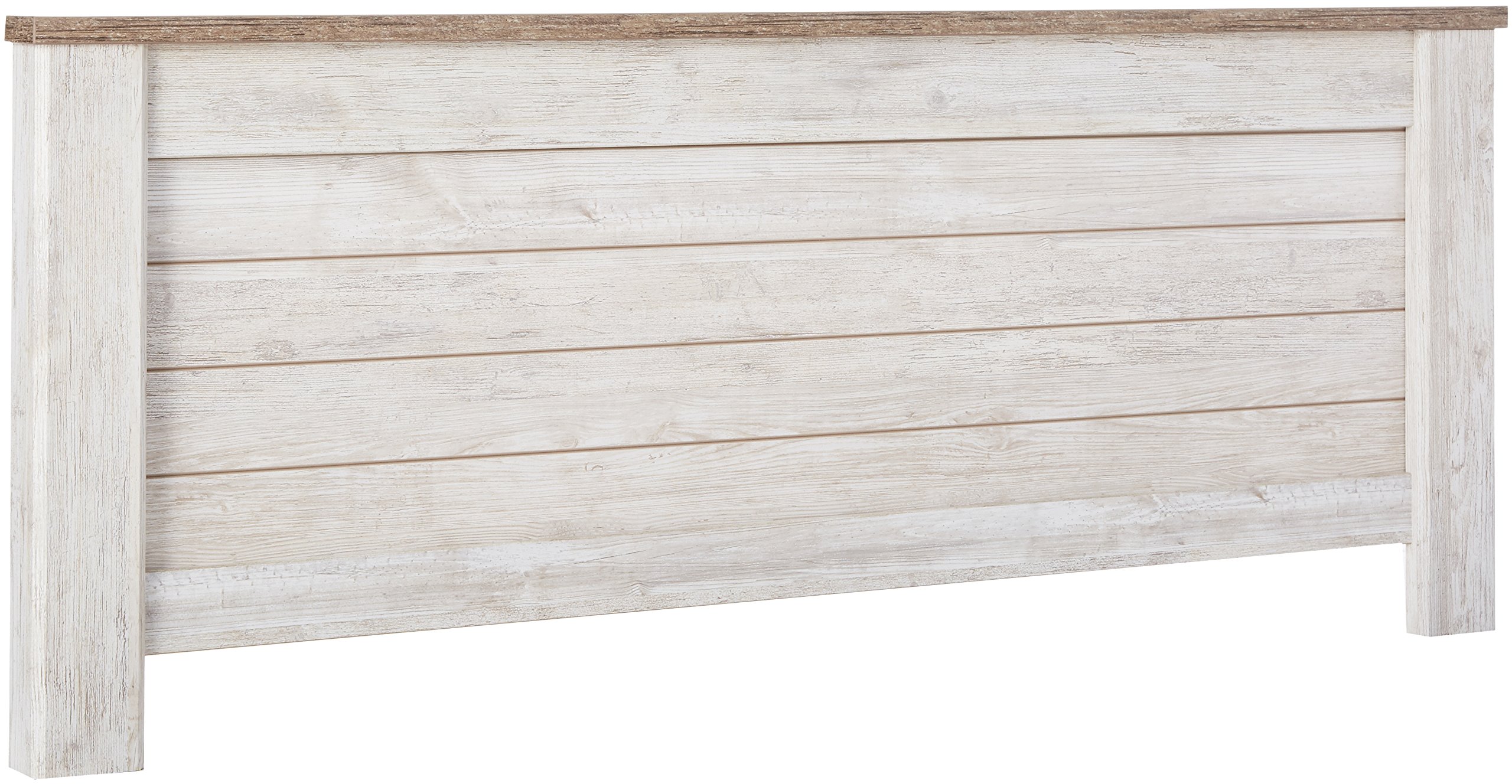 signature design by ashley willowton coastal cottage queen panel footboard only, whitewash