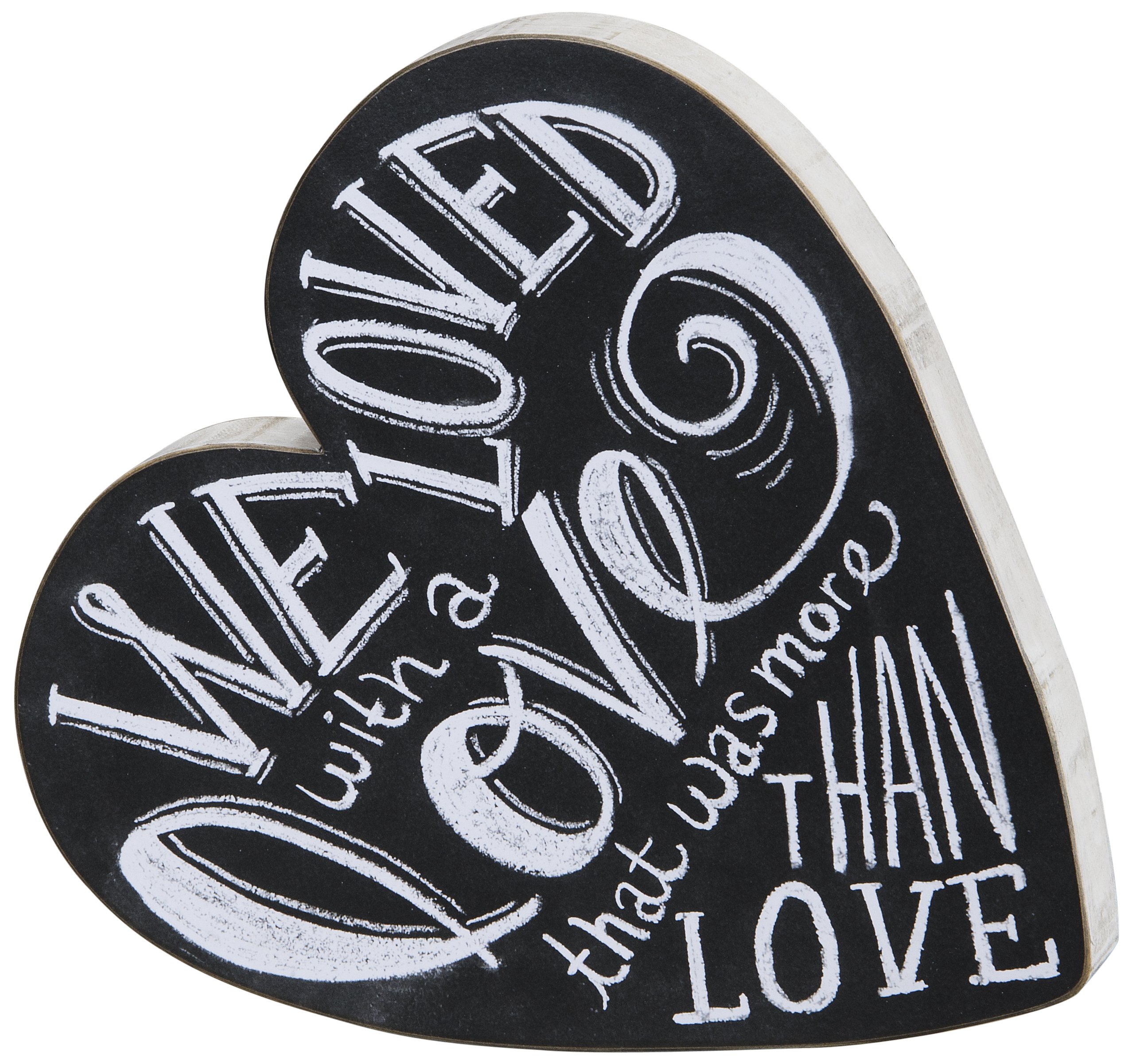 Primitives By Kathy Letrero De Madera Para Decoración Del Hogar Heart Happy Sentiment Con Un Vibrante Diseno De Corazon Ilustrado A Mano