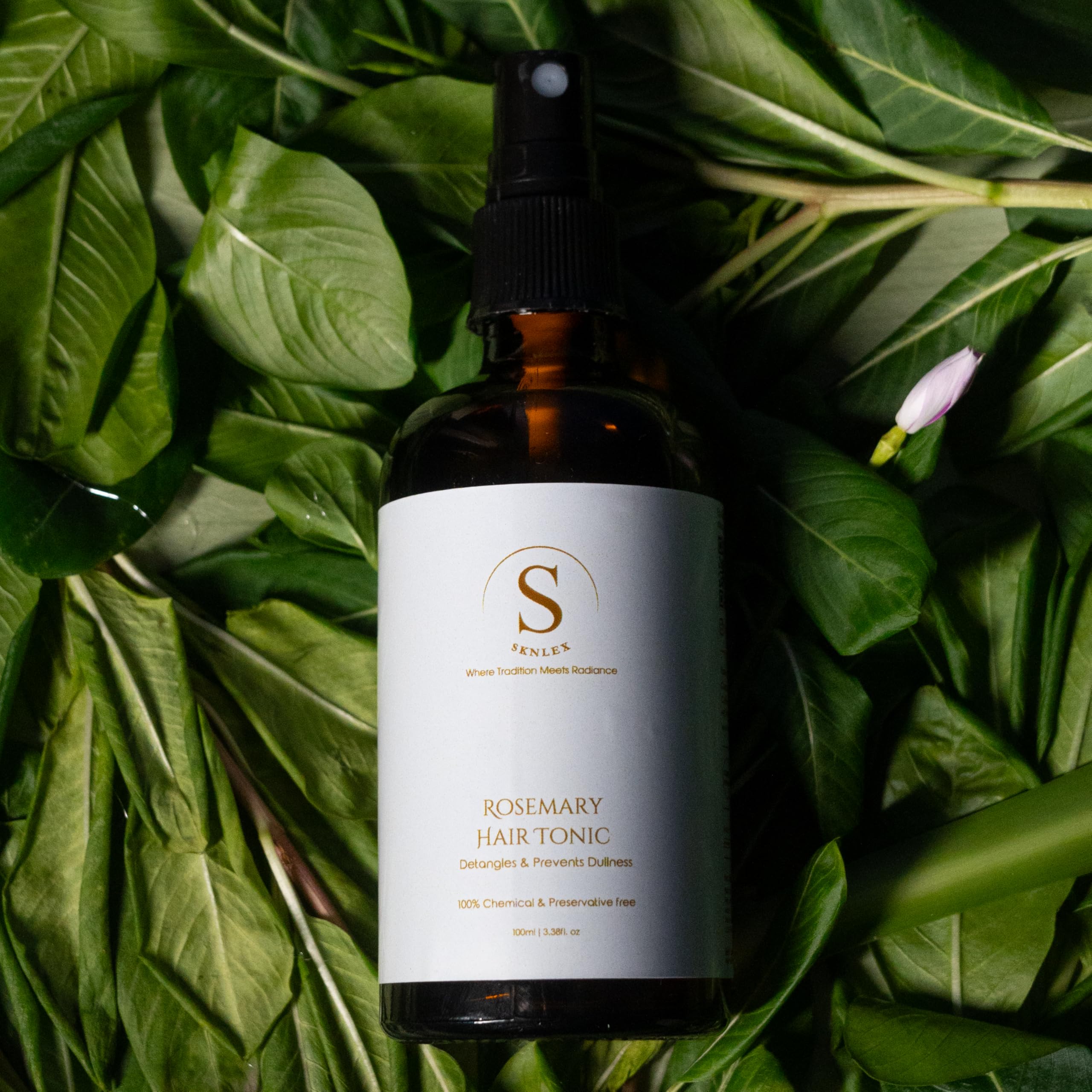 Sknlex Rosemary Hair Tonic 100ml | Detangles and Prevents Dullness | Helps Reduce HairFall | Stimulates Hair Growth | Balances Scalp Oil | Enhances Shine | Suitable For All Hair Types 3