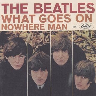 The Beatles - What Goes On/Nowhere Man - Mini Poster/Book Clipping
