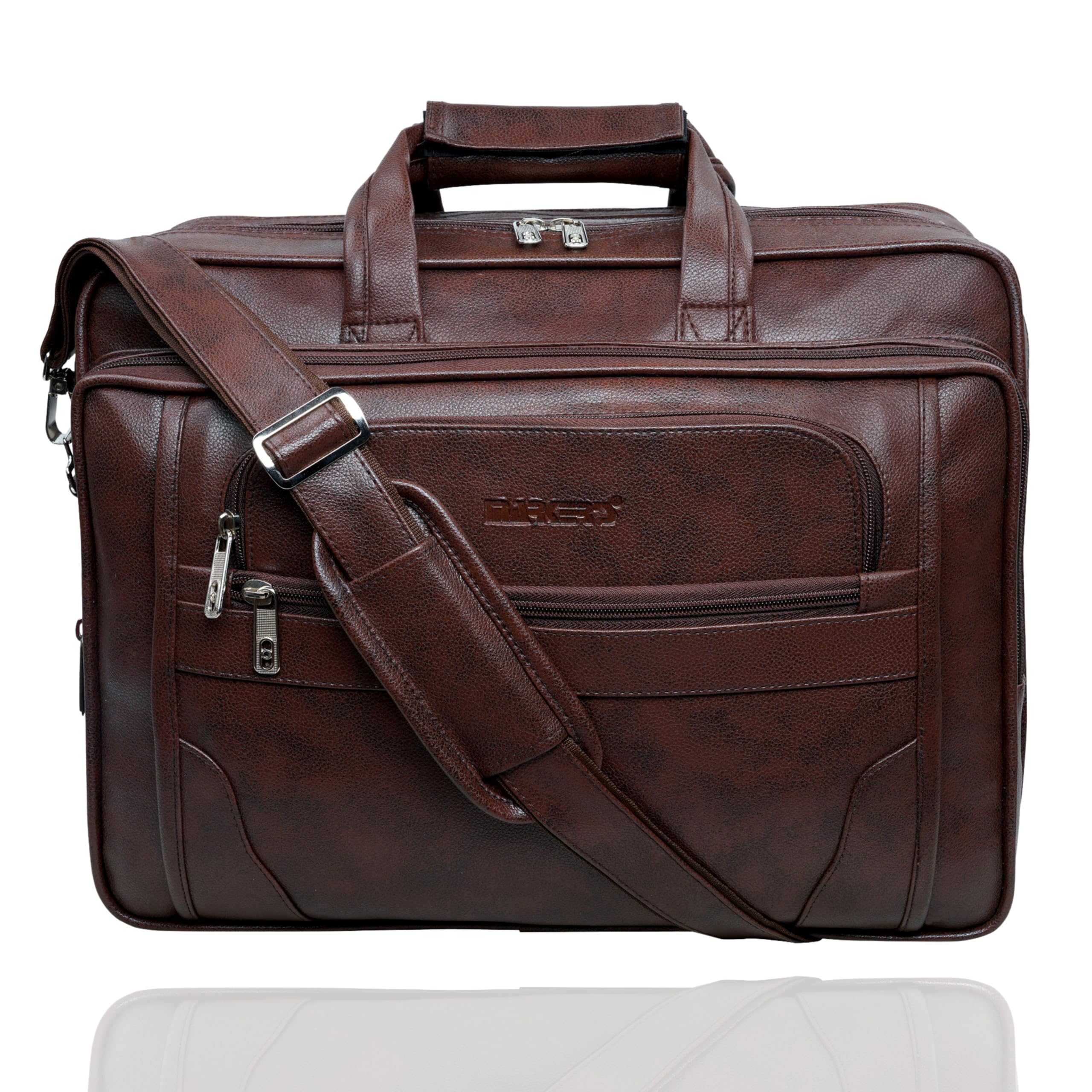 Markers Loxdon 16-inch Vegan Leather Laptop Messenger Executive Bag FM-2006 (Brown) (B08BS4QYBY) Amazon Price History, Amazon Price Tracker
