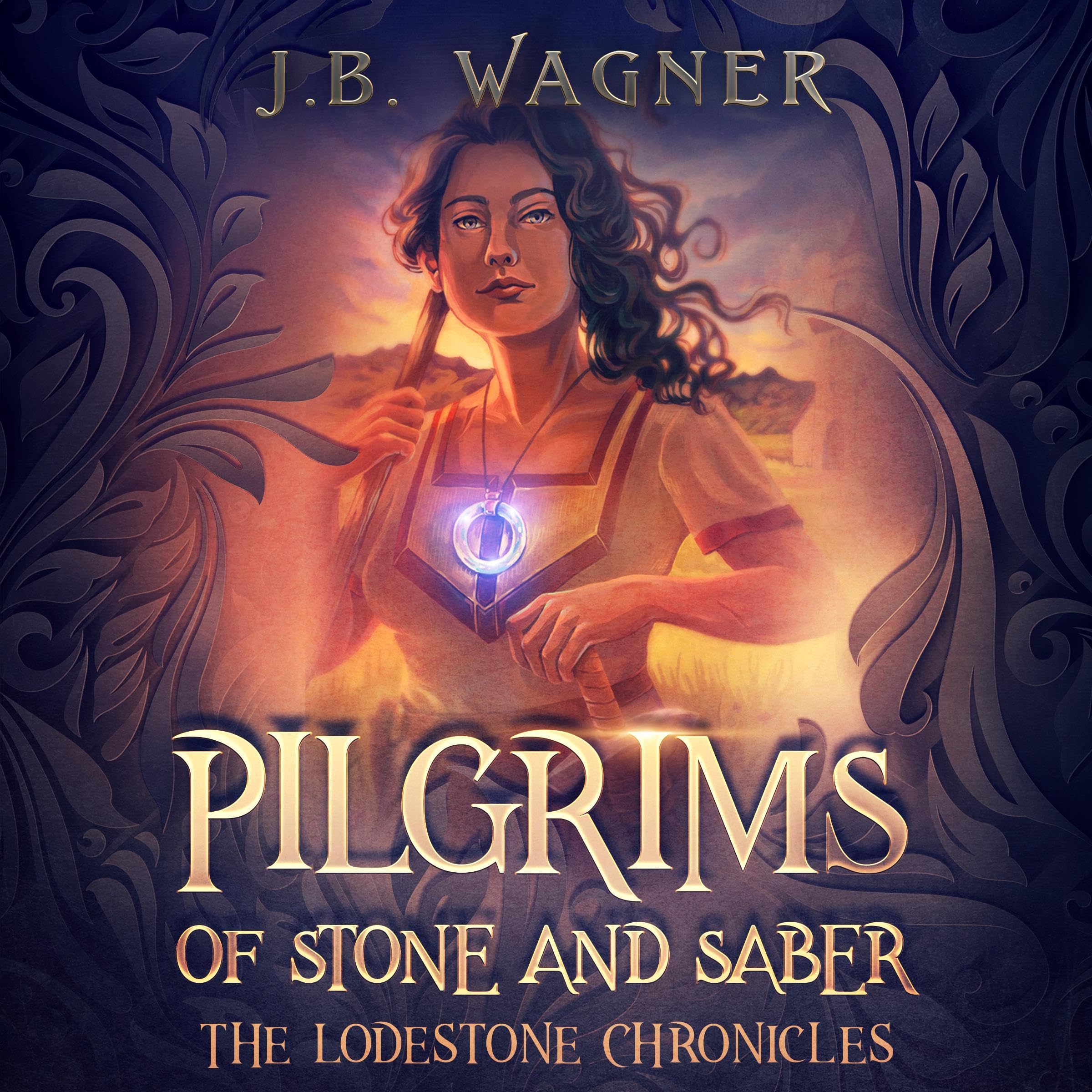 Cover art for Pilgrims of Stone and Saber