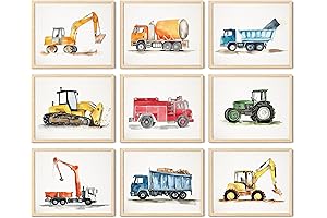 97 Decor - Construction Inspired Art for Kids: Perfect Wall Decor for Young Enthusiasts
