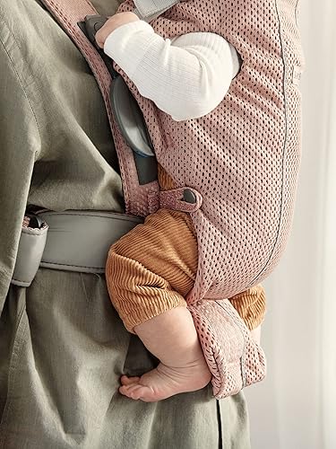 Vista 86 de BabyBjörn Portabebés Mini, Algodón, Negro