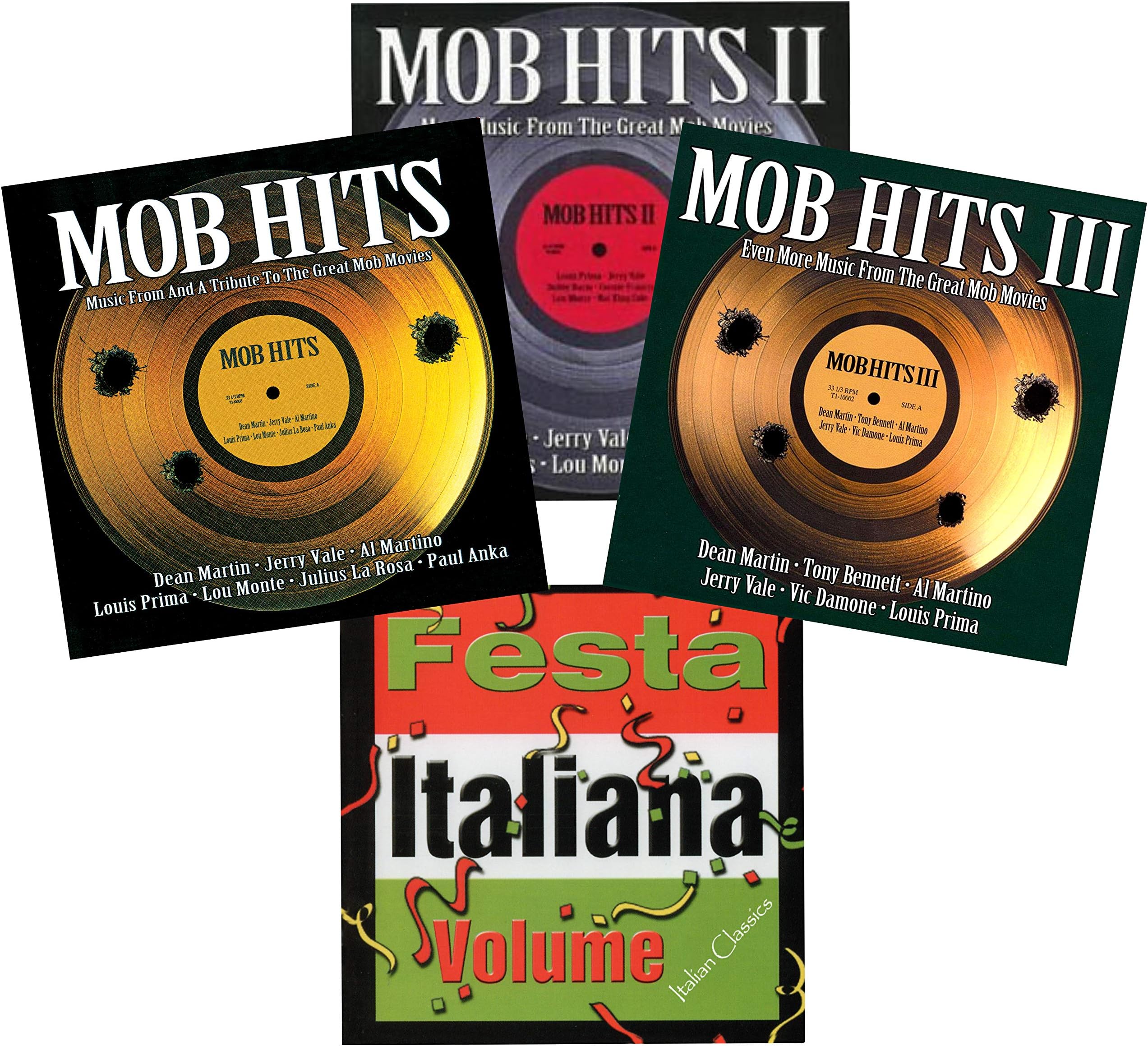 Mob Hits: Tribute to Great Mob Movies Complete Collection 1-2-3 & Extra Festa Italiana 5 Discs