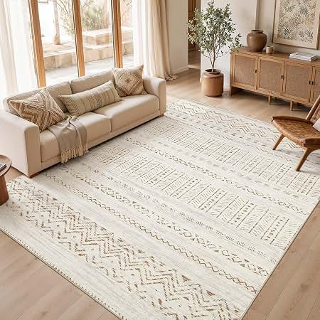 Amazon.com: phonzenuo 7'x9' Area Rugs for Living Room,Thin