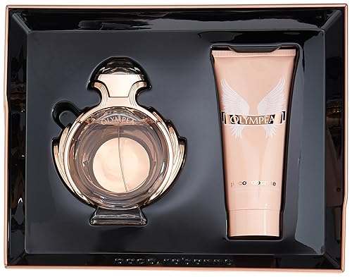 Miniatura 5 de Paco Rabanne Olympea Edp Spray de 2.7 onzas, loción corporal sensual de 3.4 onzas, conjunto de 2 piezas para mujer, 2 unidades