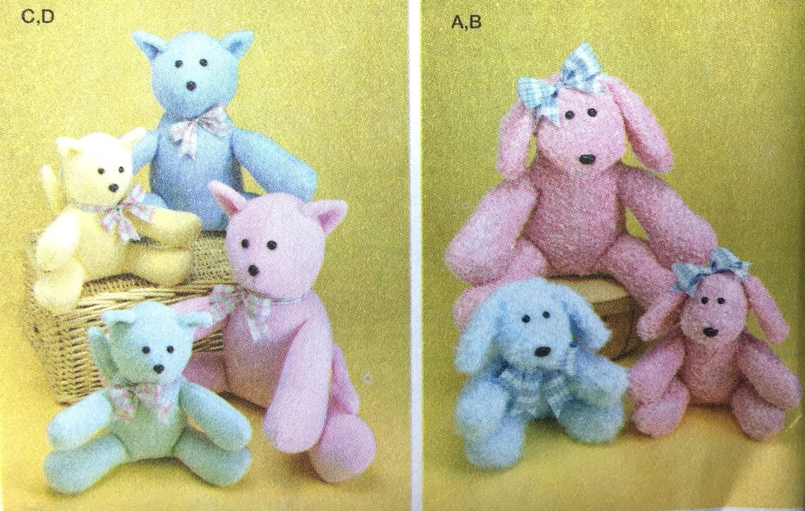 Elaine Heigl dise os animales patr n 3779 por simplicidad de peluche de perro gato conejo mu ecas