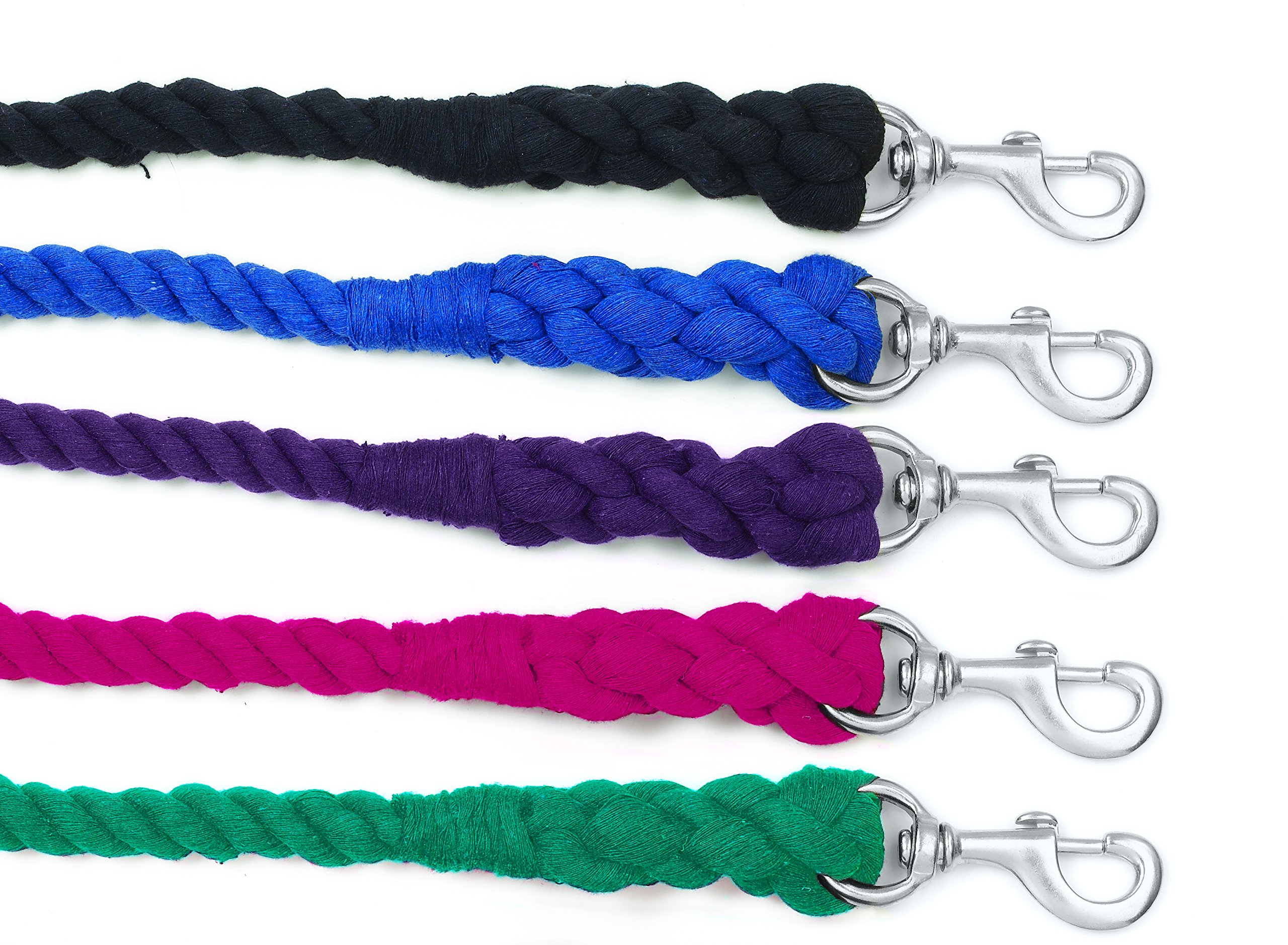Equi Essentials 3 Ply Cotton Lead w/Chrome Snap 3/