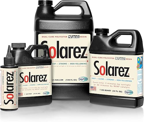 Miniatura 8 de SOLAREZ - Resina transparente UV para manualidades, joyería, manualidades, decoración, moldeo de curación solar transparente y resina de fundición