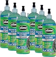 Vista 9 de Sellador Slime para neumáticos sin cámara - Paquete de 2 - 24 onzas (710 ml), Paquete de 1, Blanco