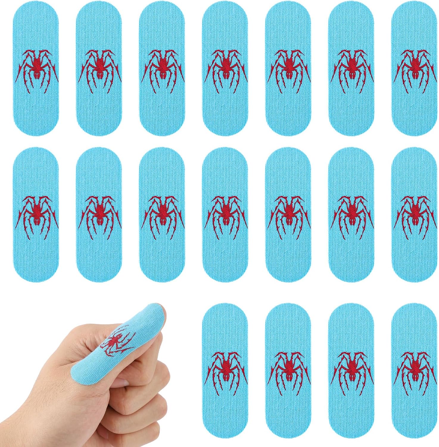 BOXOB 120pcs Spider Bowling Thumb Tape, Comfort Thumb Protector for Bowlers Sweatproof Finger Tape for Women Men Essential Bowling Accessories Enhanced Grip & Pre-Cut
