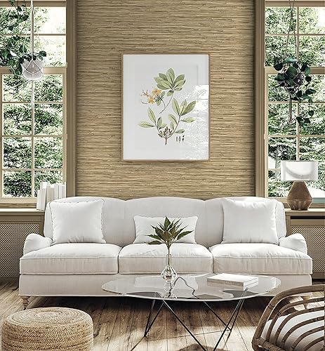 Miniatura 2 de Papel tapiz autoadhesivo para dormitorio, tocador, cocina, vinilo, cobertura de 30.75 pies cuadrados (colección Tiki Texture Collection, cordel)