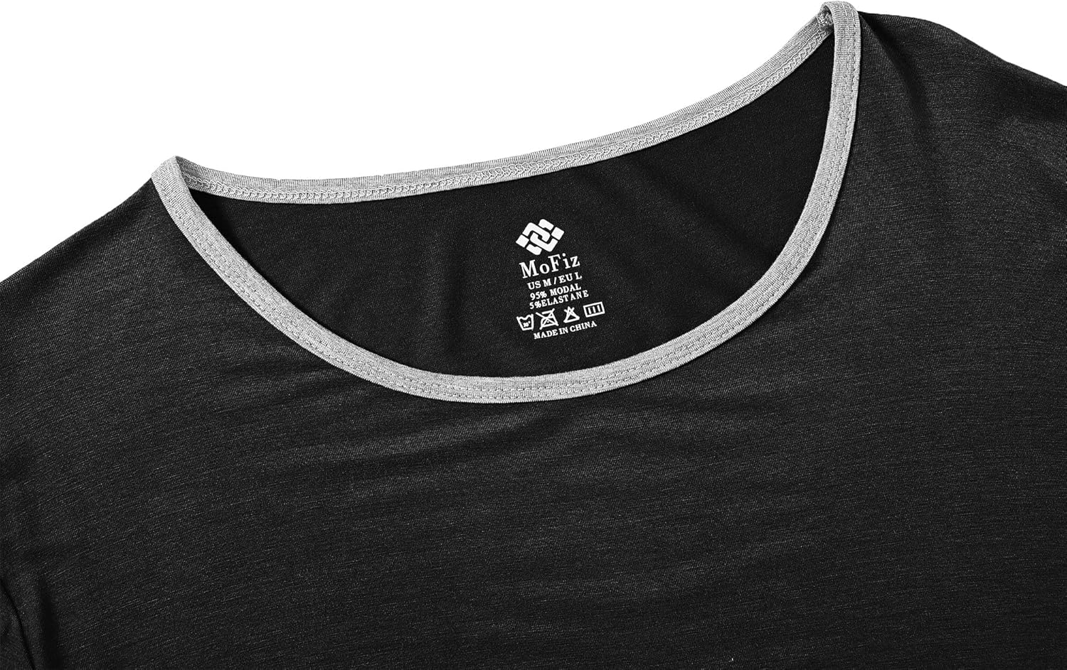 MoFiz Men's Pajamas Set Summer Sleepwear Pjs Soft Short Sleeve Shirts and Shorts 2 Piece Lougewear with Pockets S-3Xl - Image 5