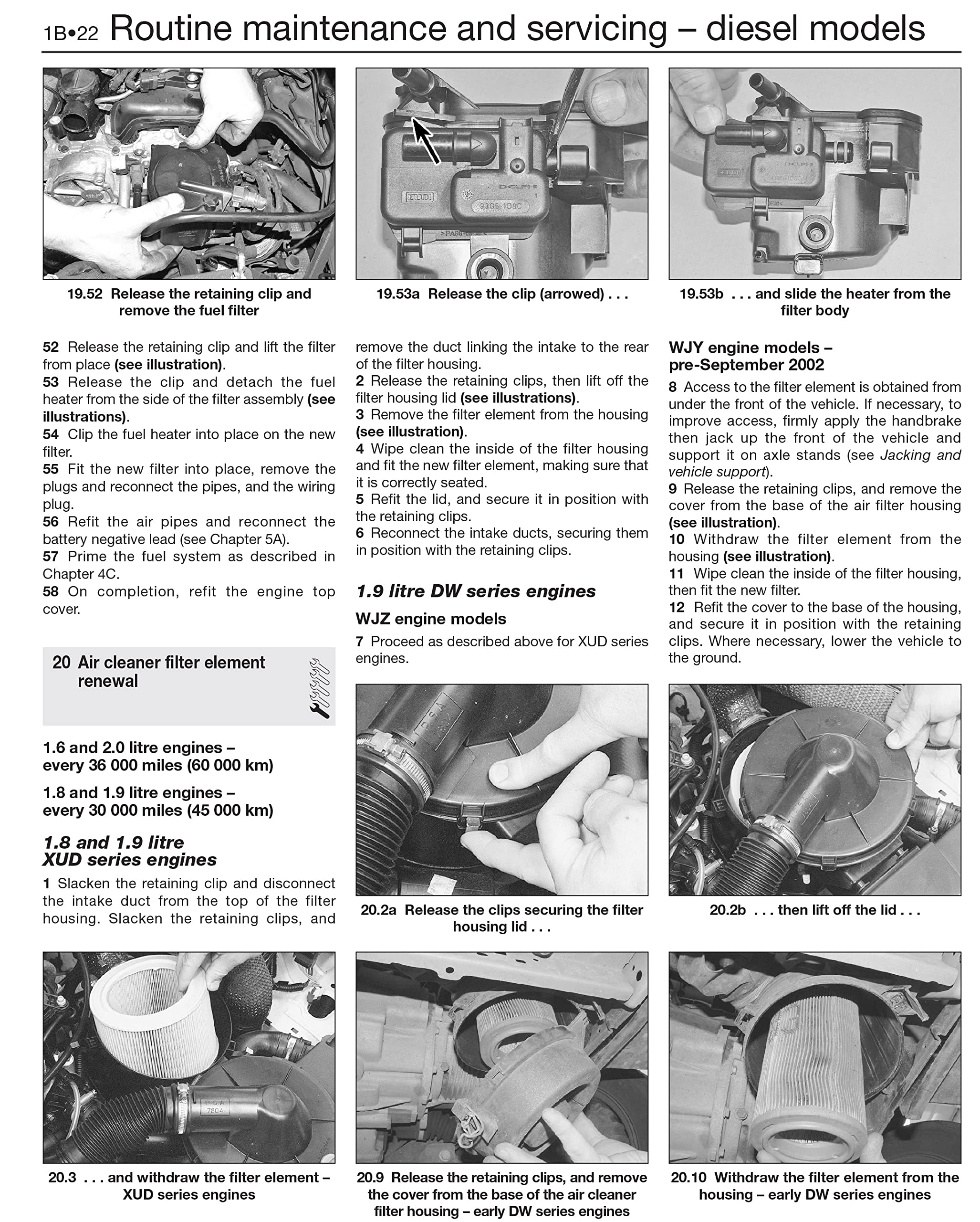 Citroen Berlingo & Peugeot Partner Petrol & Diesel (96 - 10) Haynes Repair Manual