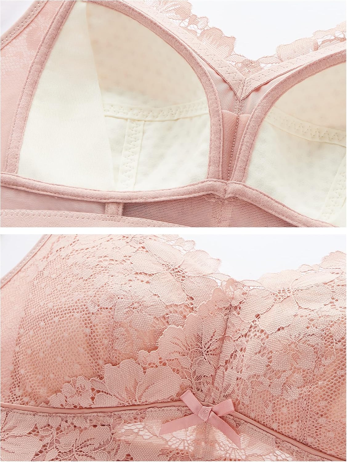 AILIVIN Wireless Full Figure Plus Size Minimizer Lightly Lined Cups Womens Bra - Image 7