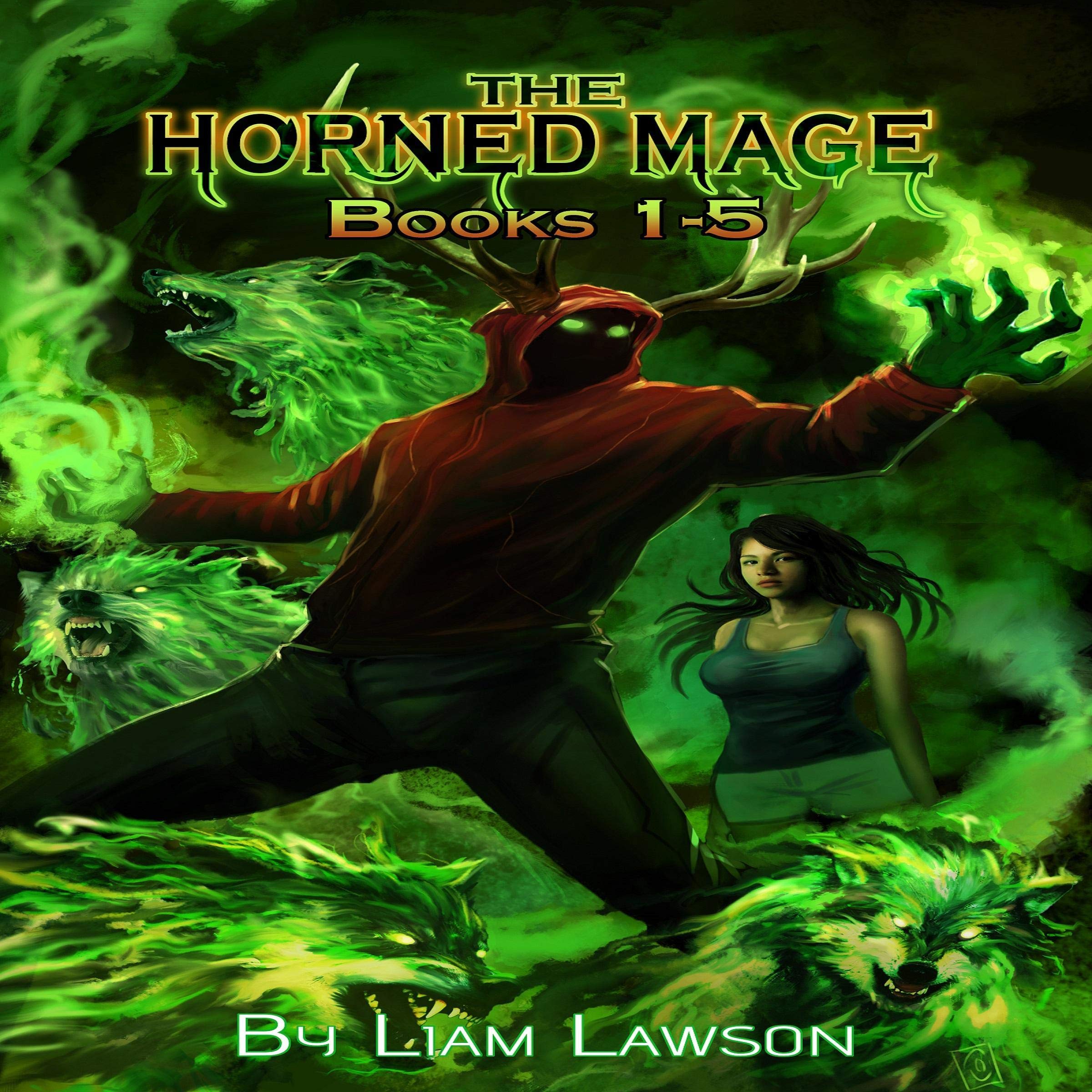 Cover art for The Horned Mage, Books 1-5