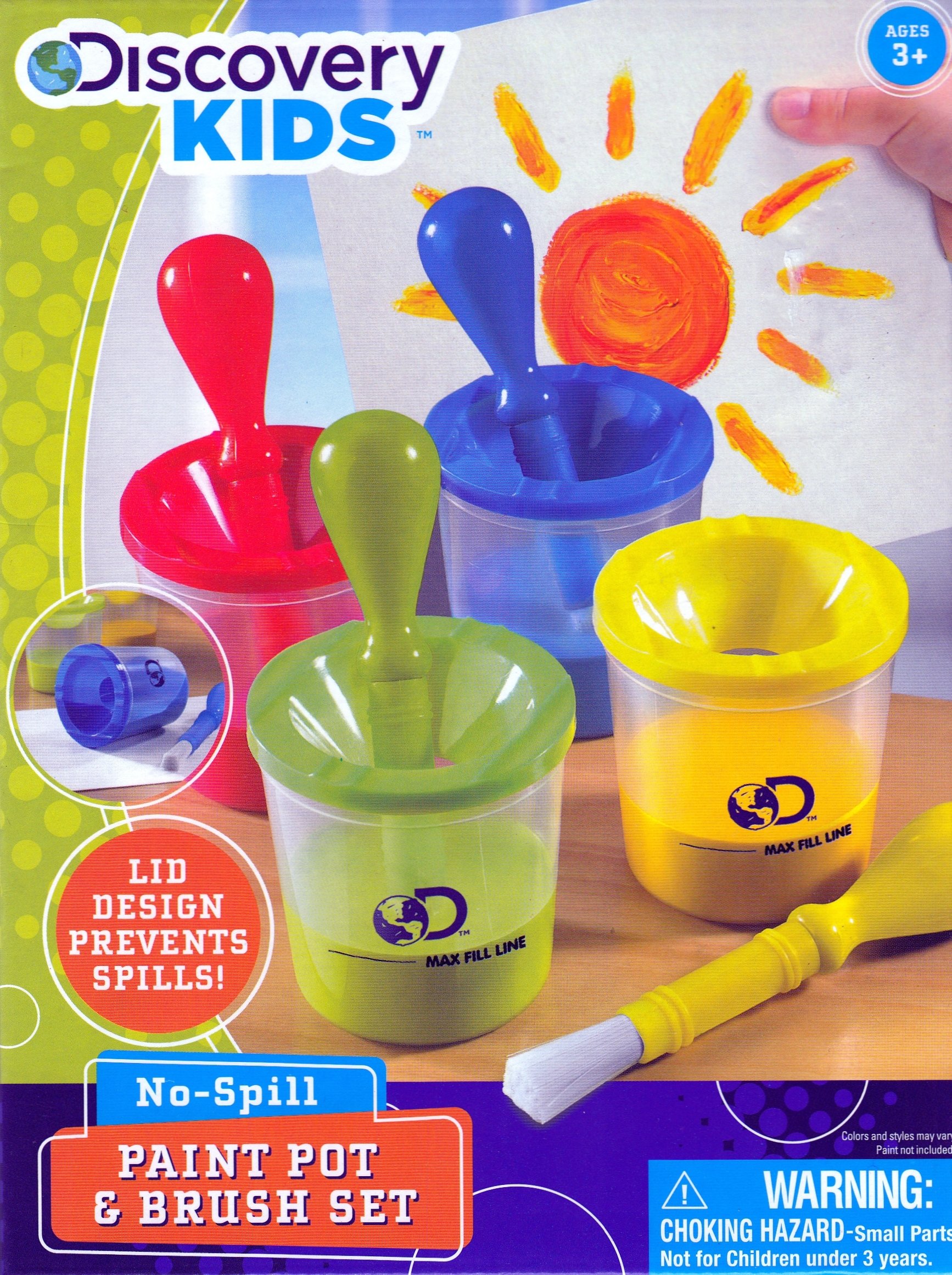 Buy Discovery Kids NoSpill Paint Pot & Brush Set Online at desertcartINDIA