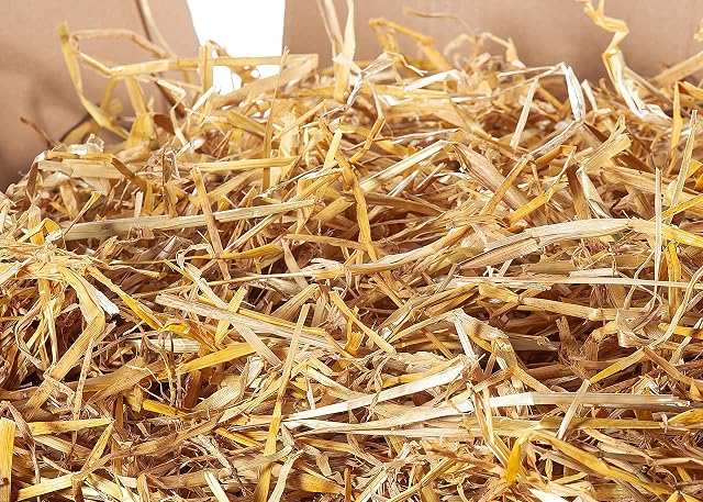 Foto 6 de 8 de ® Heu-Tom Strohballen Gerstenstroh de 15 kg, camas de alimento cobaya liebre conejo