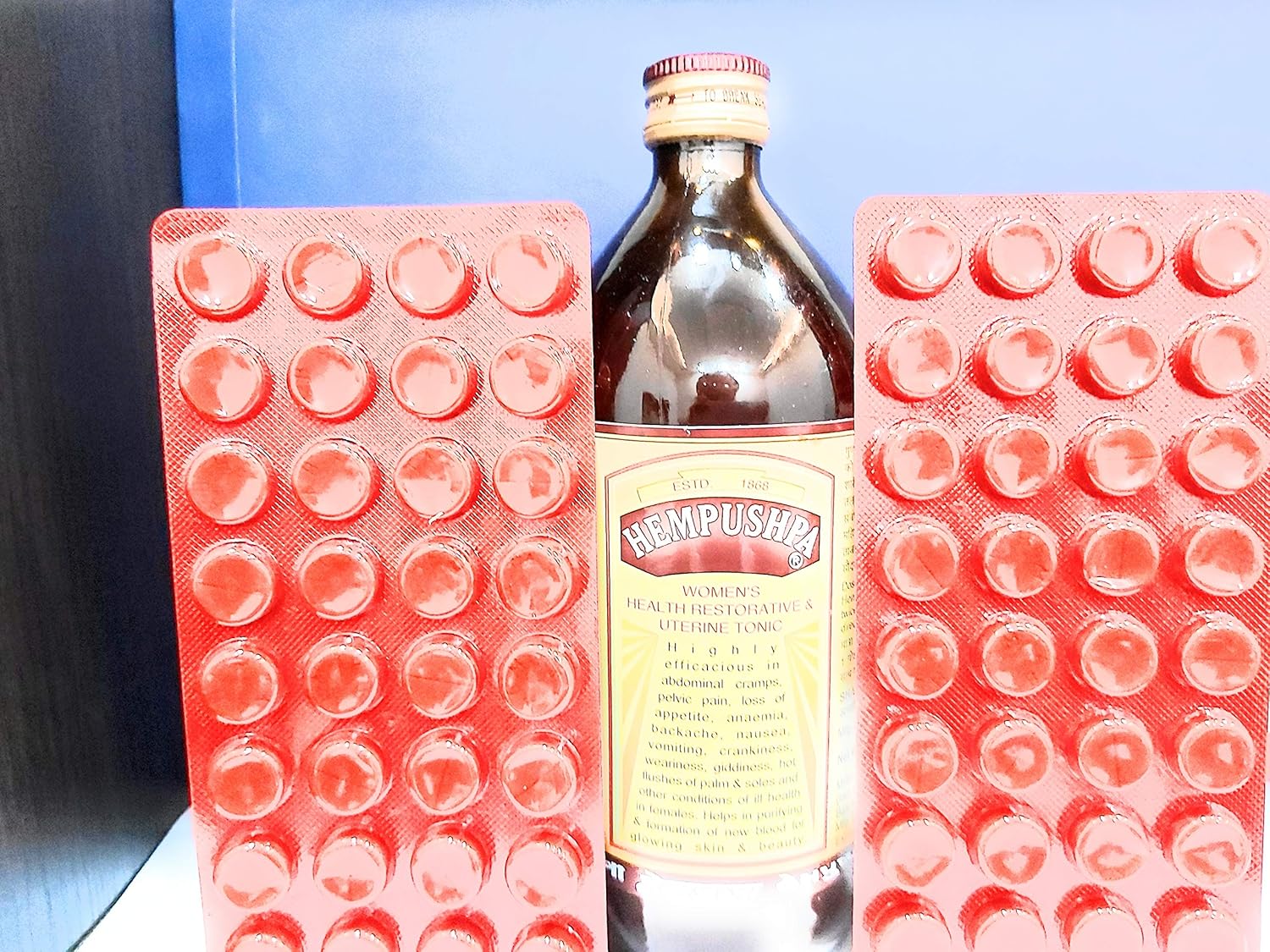 Rajvaidya shital prasad & sons Hempushpa Liquid Syrup, 454 Ml