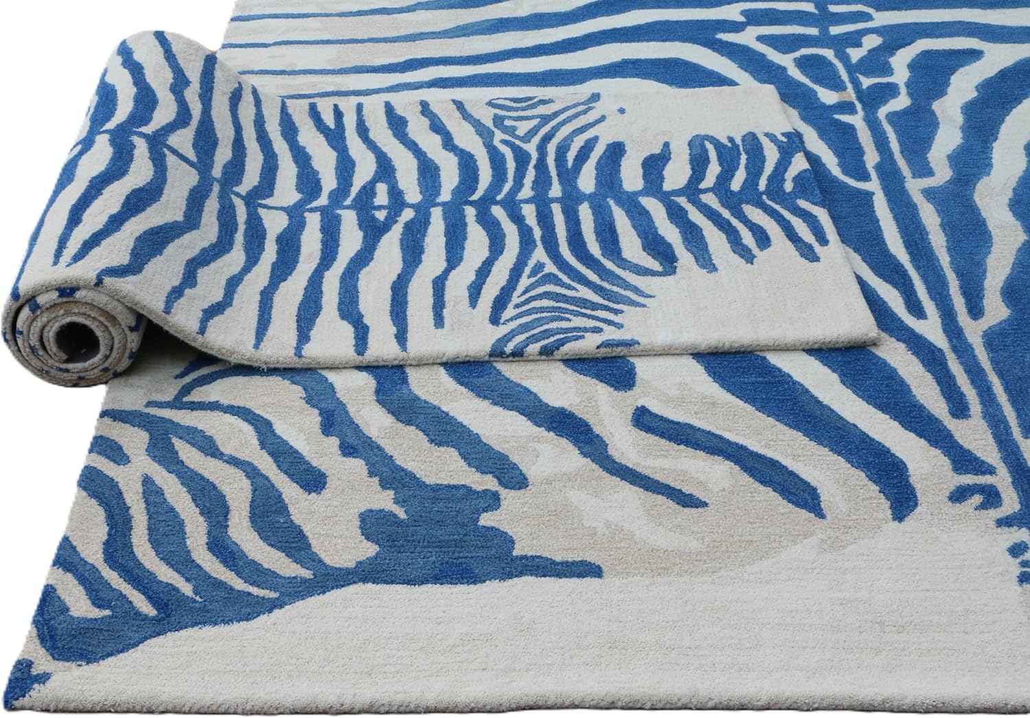 Zebra Handmade Tufted Modern Desing Wool Area Rug and Carpet