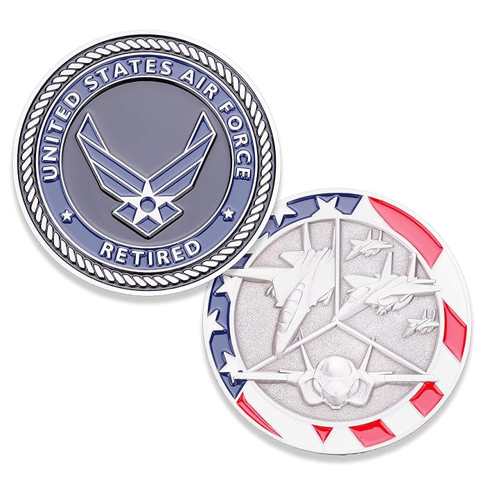 Buy Air Force Retired Challenge Coin United States Air Force Retired