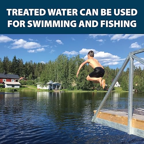 Miniatura 9 de Airmax Nature's Blue Pond Dye 4X Concentrate para estanques y lagos al aire libre, potenciador natural del color y la belleza del estanque