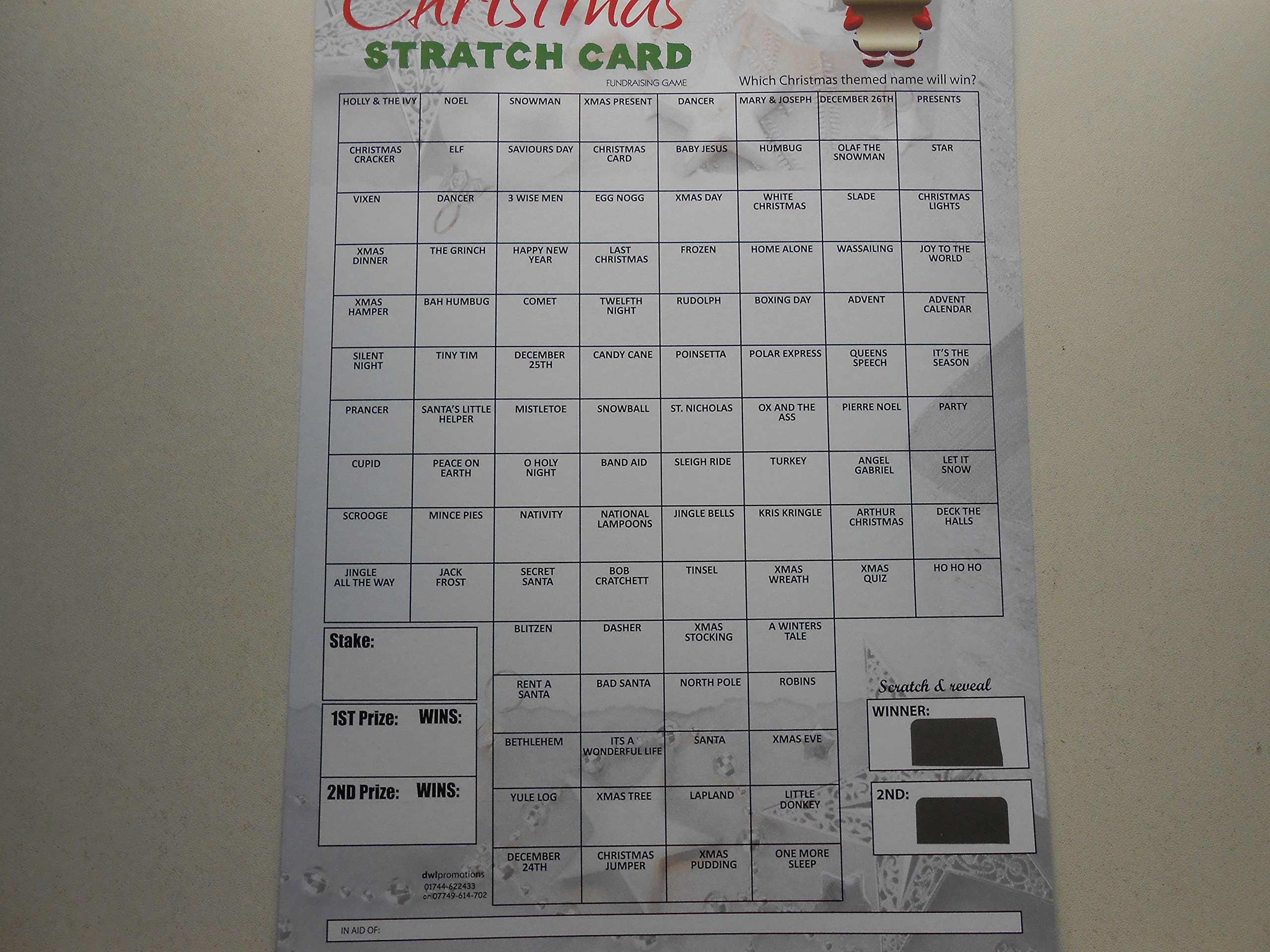 Totally Bonkers Scratch Cards For Fundraising, 30 Count, 10 Count - View #3