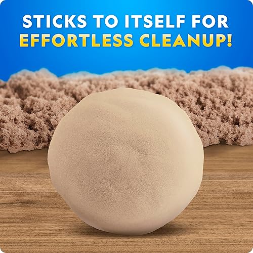 Miniatura 5 de Blue Marble National Geographic Play Sand - Kit de arena a granel de 24 libras con 6 moldes de castillo (natural), una actividad sensorial divertida