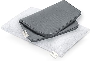 Coop Home Goods Toddler Pillow & Memory Foam Pillow Protector Bundle