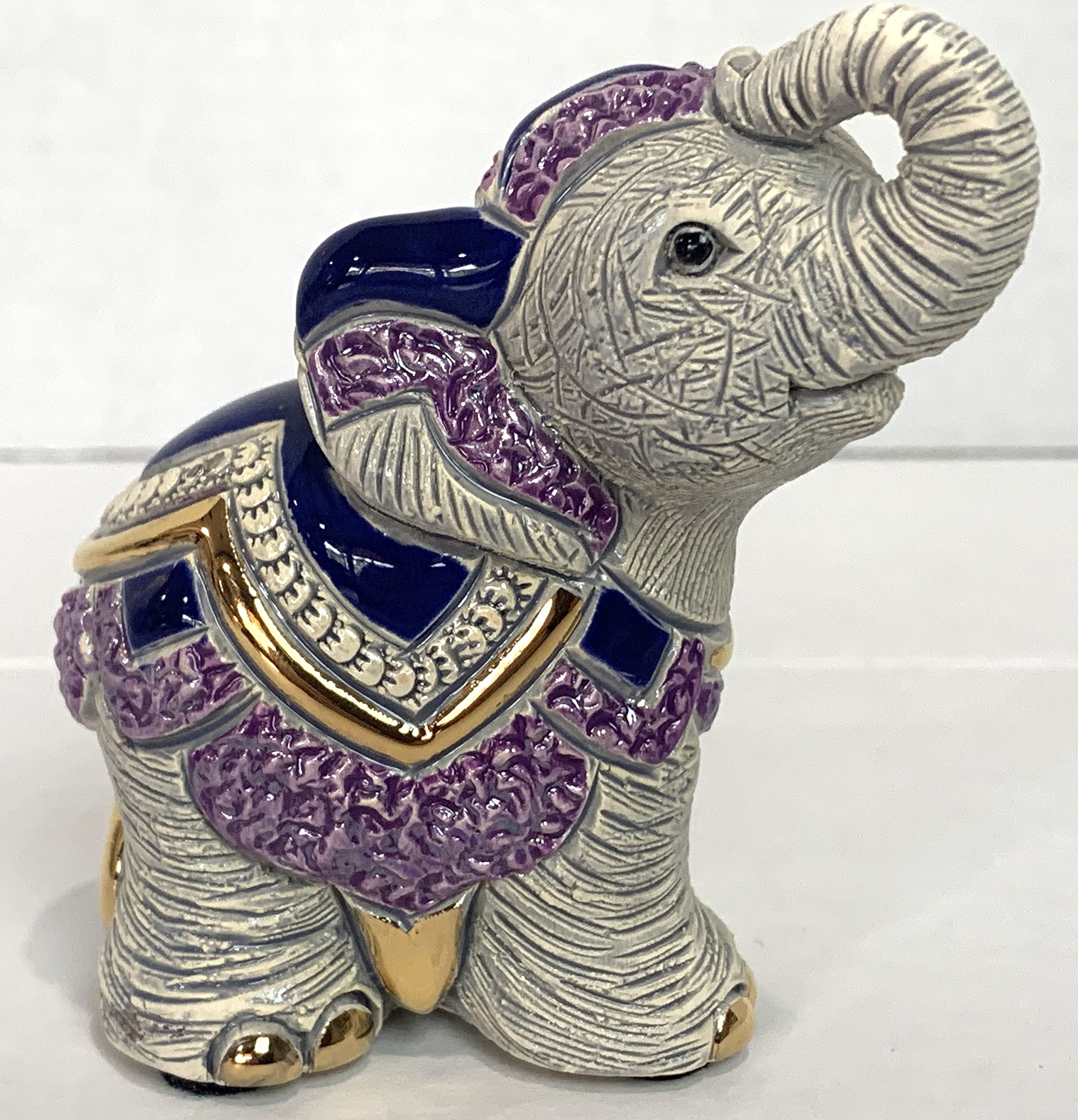De Rosa Rinconada - Figurka ceramiczna małego indyjskiego słonia