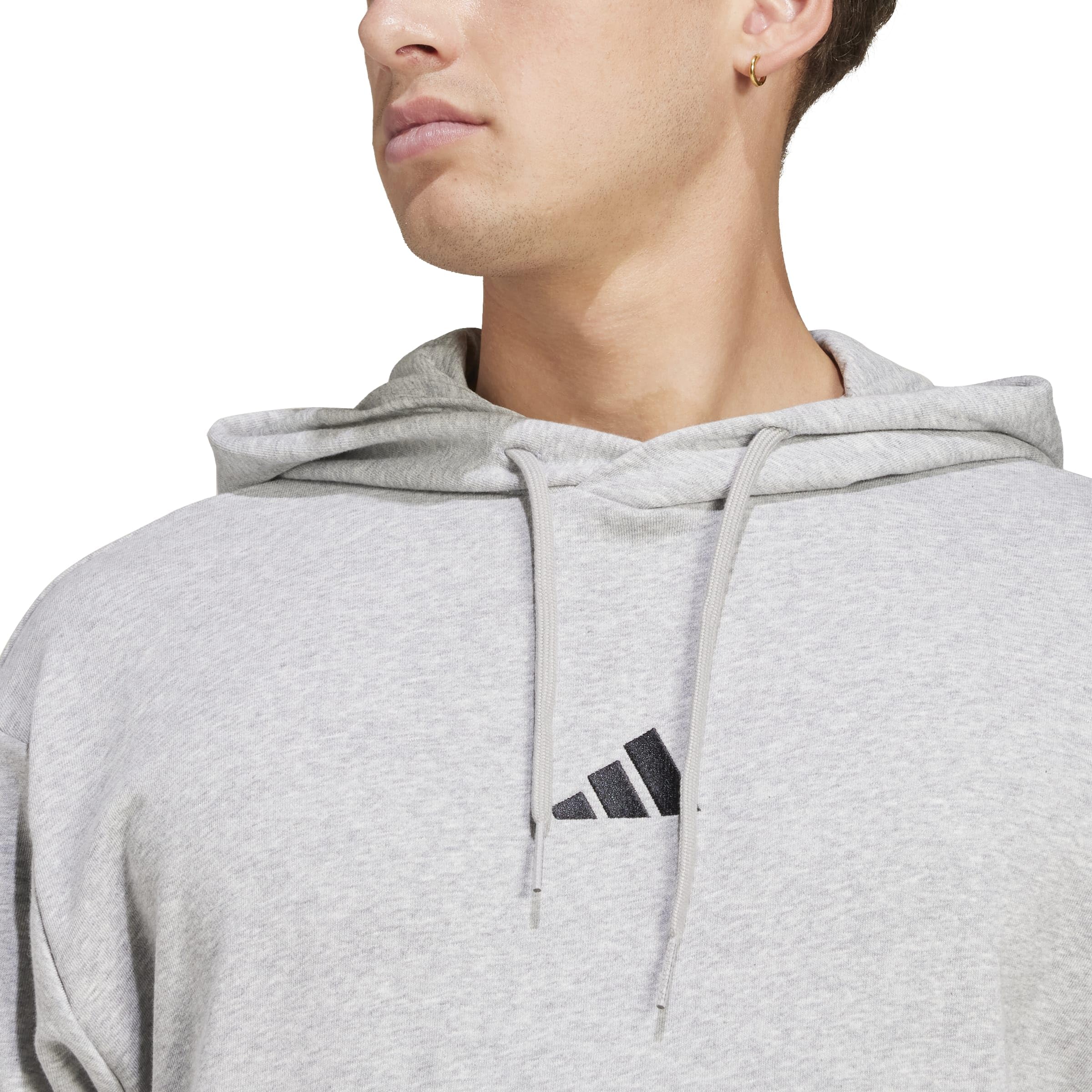 adidas Men's Sudadera con Capucha Essentials Feelcozy French Terry