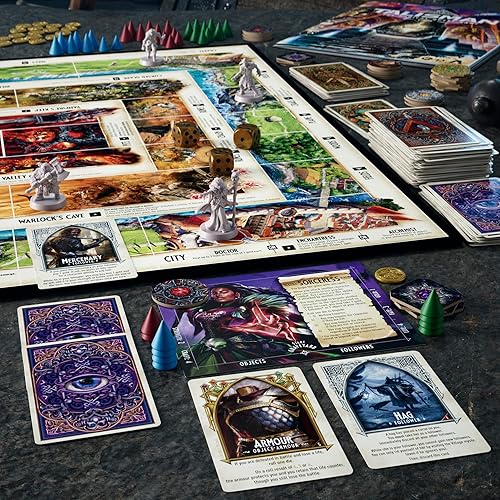 Miniatura 3 de Avalon Hill Talisman The Magical Quest, 5 edición  Juegos de aventura de mesa de fantasía  A partir de 12 años  2 a 6 jugadores  Juegos de