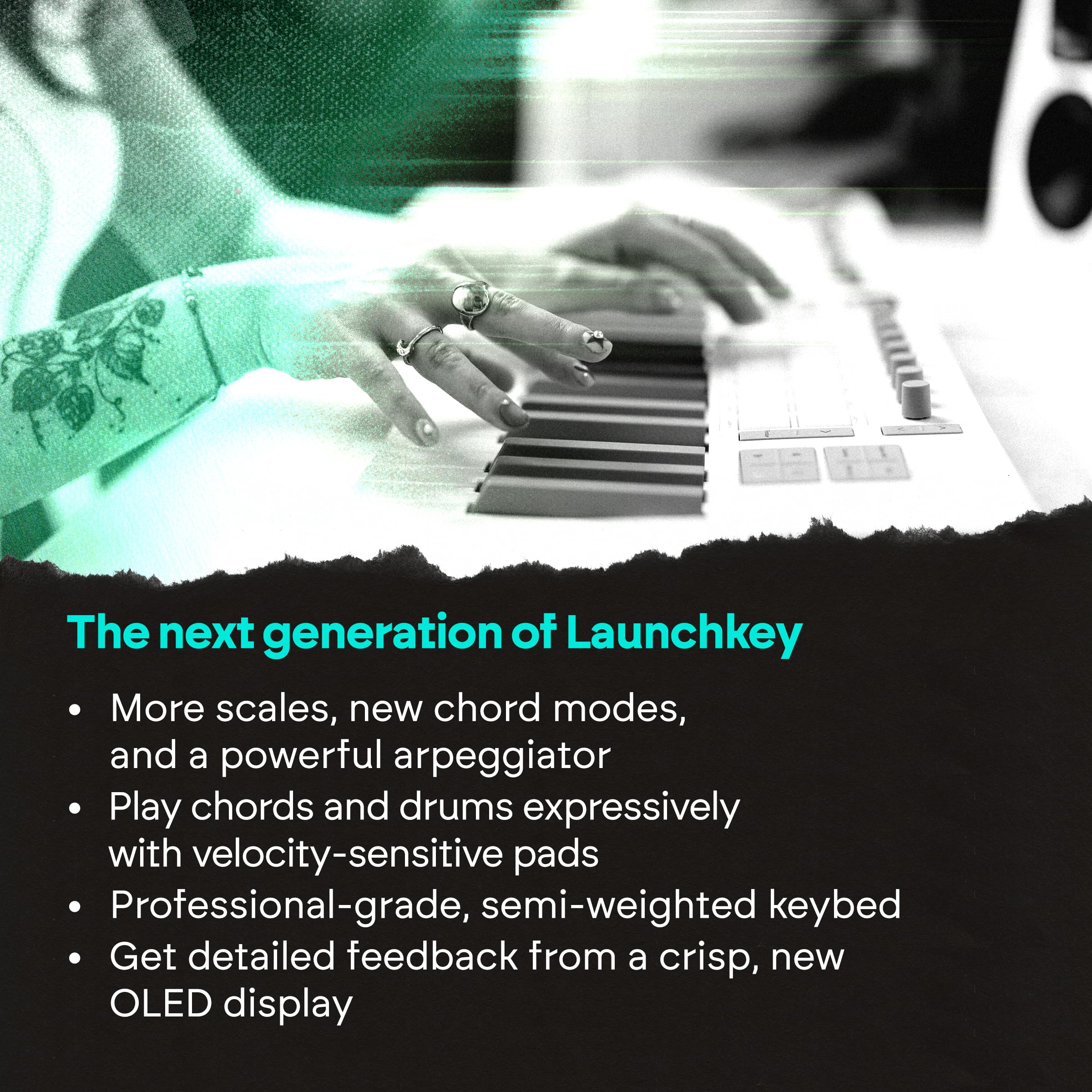 Novation Launchkey 61 White MK4 Clavier Maître USB MIDI