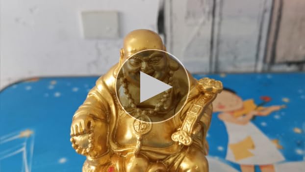 ✨セール✨アンティーク銅製仏像　開運商売繁盛の神様七福神　布袋尊様の座像 ✨セール✨アンティーク銅製仏像 開運商売繁盛の神様七福神
