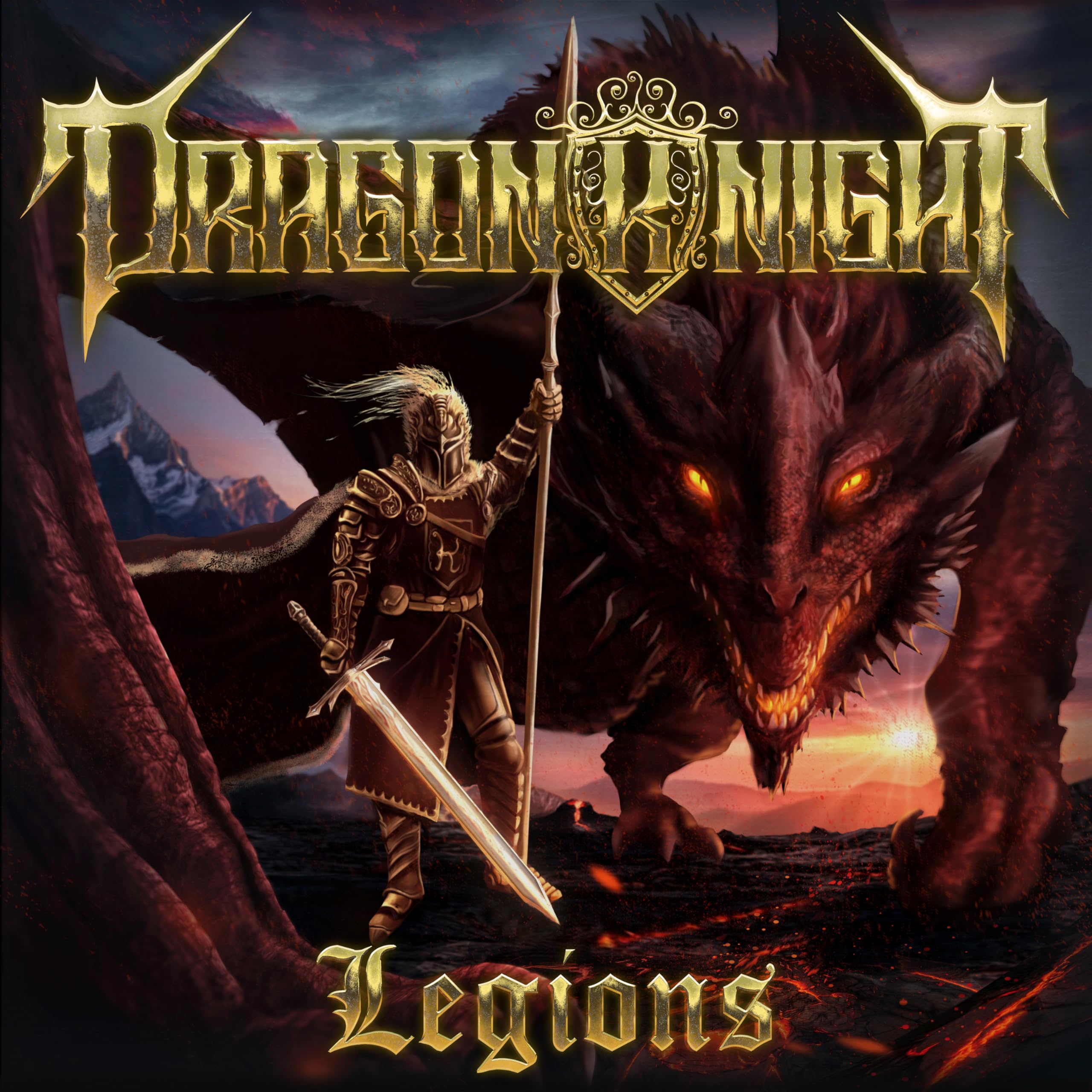 DRAGONKNIGHT - Legions - Vinyl (red marbled vinyl LP + insert)