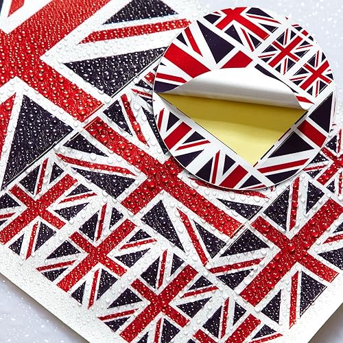 Miniatura 8 de CANTENDO Paquete de 3 calcomanías de bandera de Israel, calcomanías reflectantes de vinilo para automóvil, calcomanías impermeables para parachoques