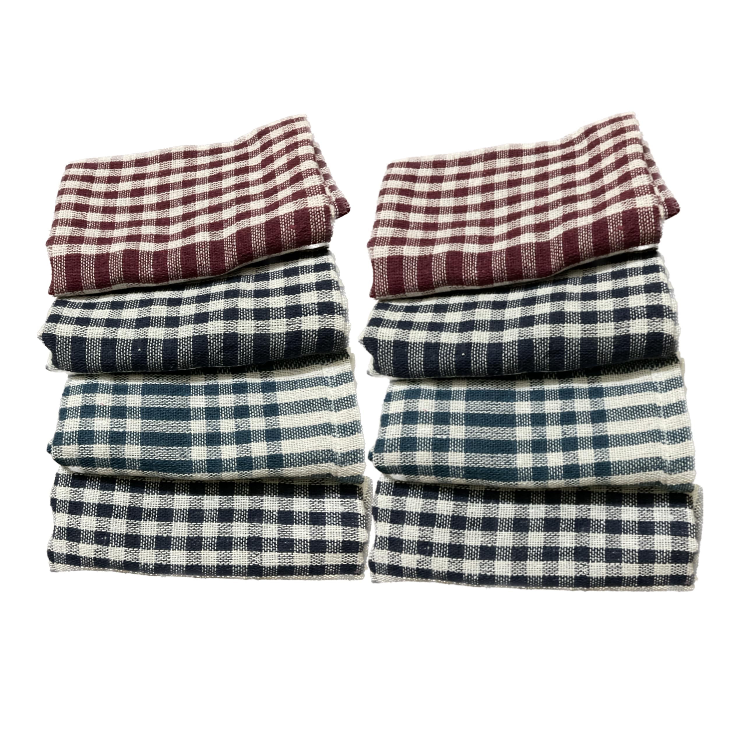 Lai Lai Cotton Kitchen Towel Duster Wet Dry Cleaning Napkin Cotton Kitchen Duster Kitchen Cleaning Clothes Pocha for Kitchen Car,Desk,Fan,Table Big Size Combo Set of 3