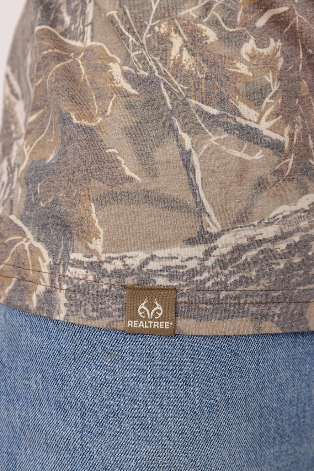 Realtree Faded Camo Jersey Knit Tri-Blend Ultra Soft Crew Neck Shirt - Limited Edition - Image 6