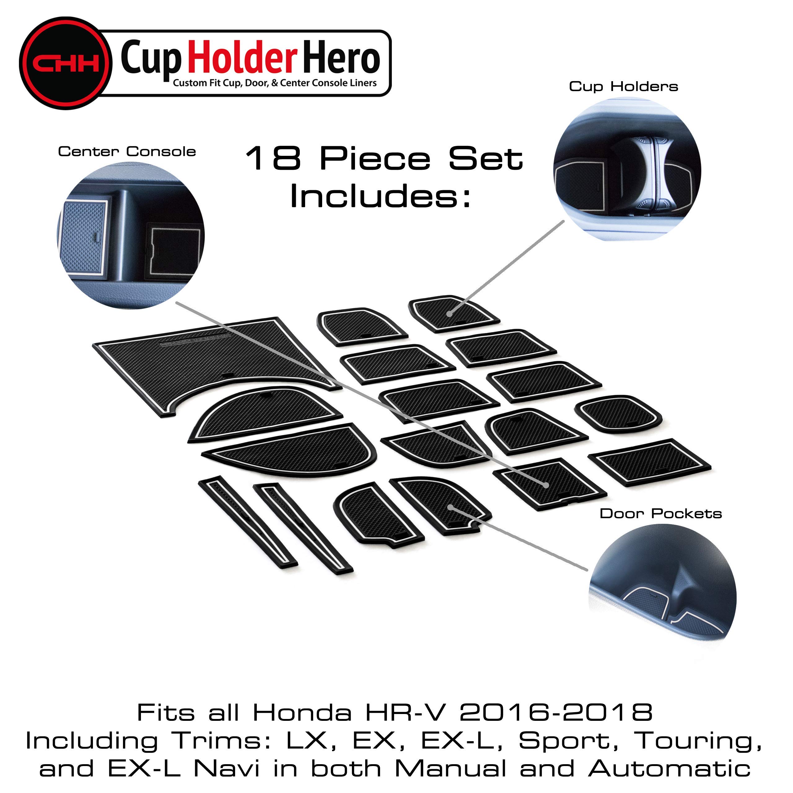 CupHolderHero fits Honda HRV Accessories 20162021 Premium Custom