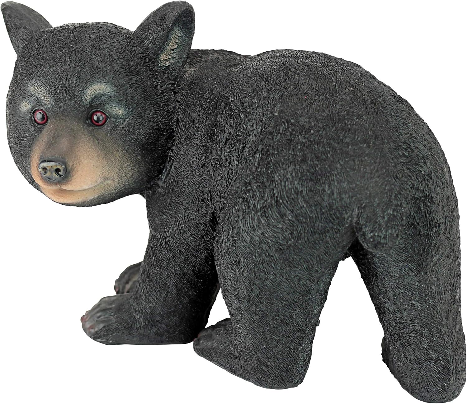 Design Toscano QM2594300 Roly-Poly Bear Cub Statue, Walking Bear,Full Color