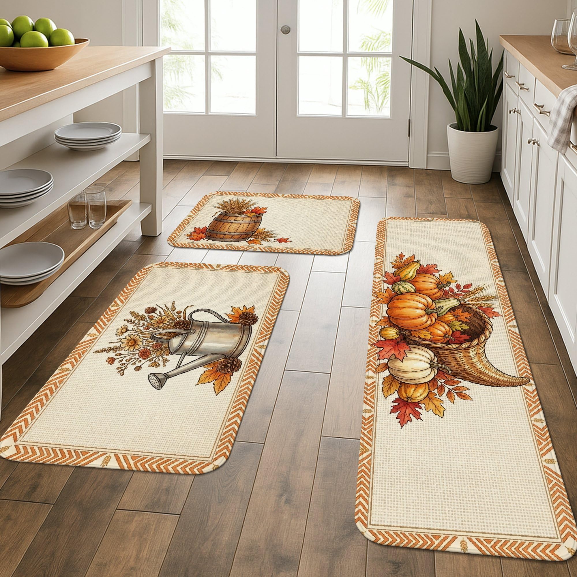 Tapis de cuisine confortables pour soulager le dos devant le lavabo et protéger l'entrée