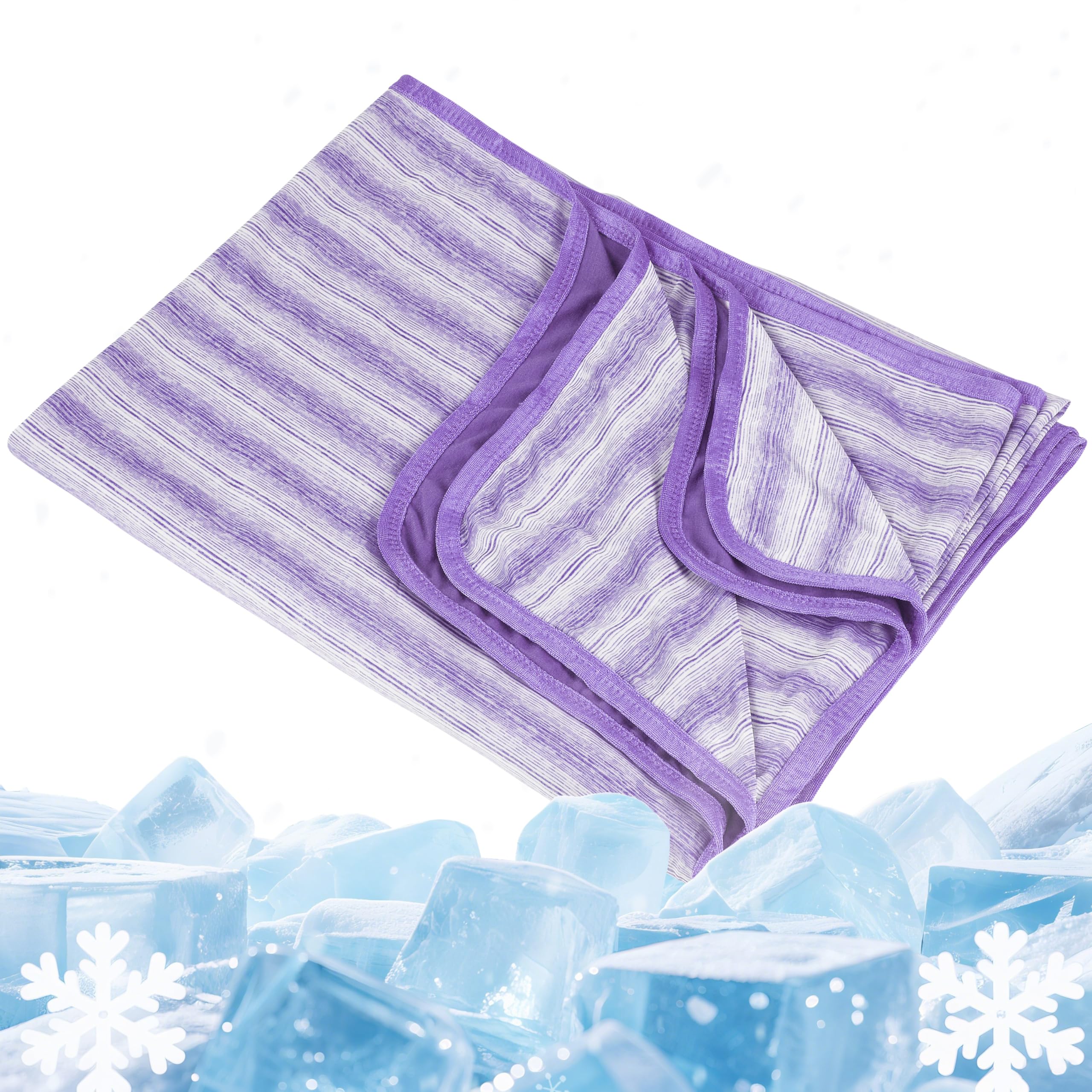 Catalonia Cooling Blanket for Hot Sleepers, Summer Bed Blanket for Warm Night Sweat, Cool Sofa Throw Blanket for Hot Flashes, Soft Thin Lightweight