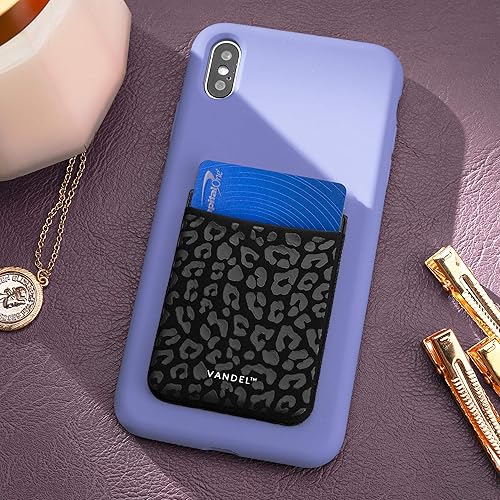 Miniatura 4 de Bolsillo de Vandel cartera de tela adherible para teléfono celular  Soporte para tarjeta de crédito para la parte posterior de la funda de teléfono