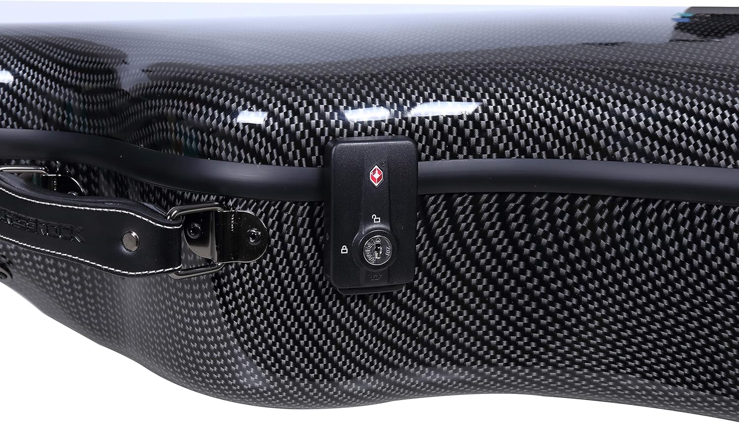 Crossrock Ultra-light Fiberglass Dreadnought Guitar Case, Black (CRF5020DBK)