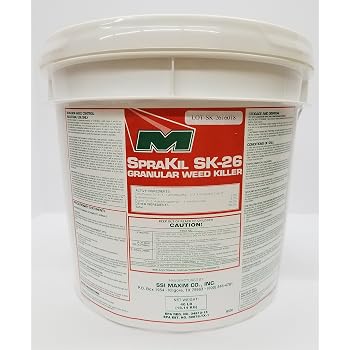 Amazon Com Sprakil Sk 26 Granular Weedkiller 40 Lb Pail Soil