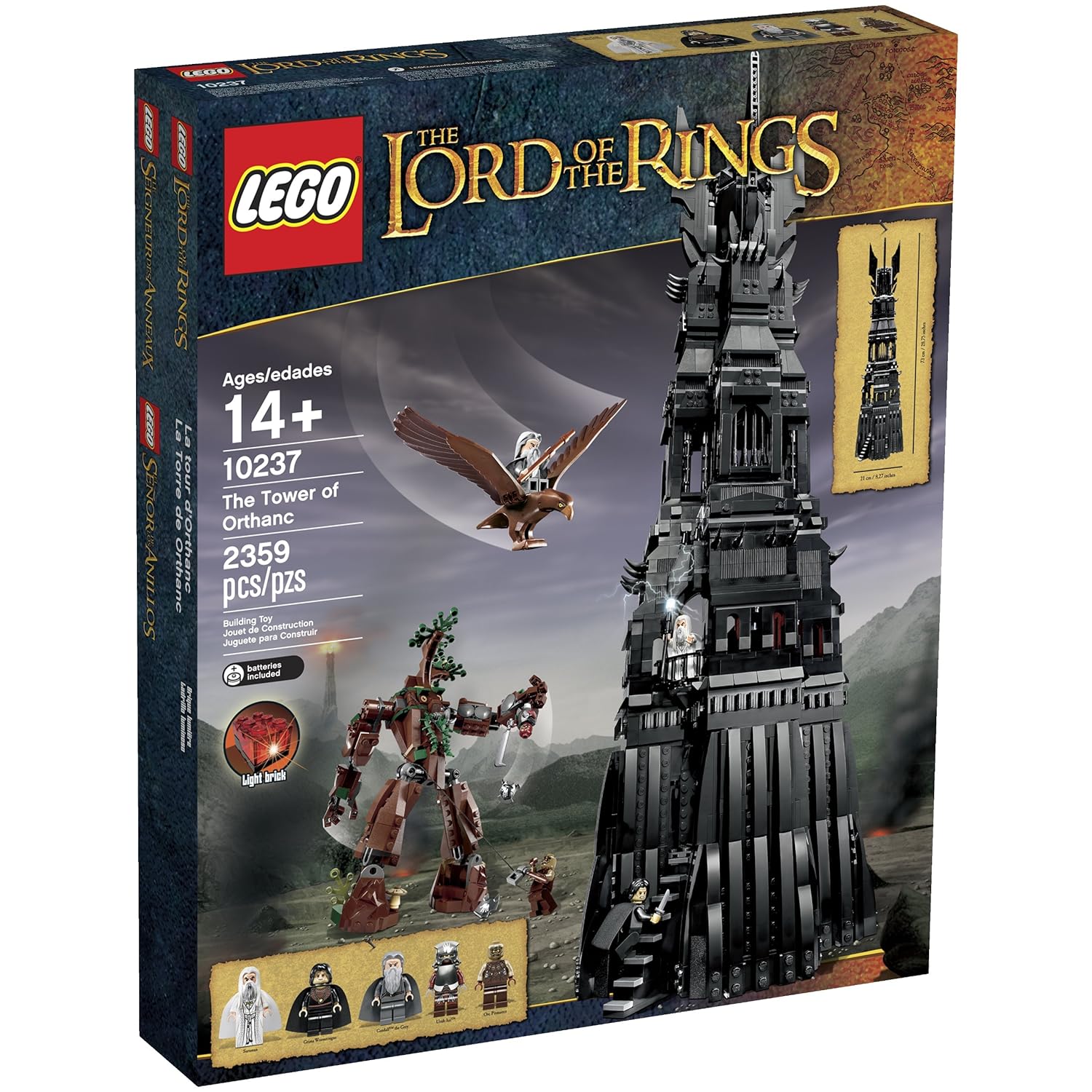 Lego 10237 Lord of The Rings The Tower of Orthanc Building Set