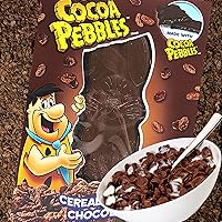 Vista 2 de Cocoa Pebbles - Barra de caramelo de Pascua en forma de conejo, barra de chocolate con leche y cereales de conejo sólido, relleno de cesta