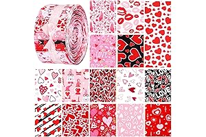 Buryeah Valentine's Day Jelly Fabric Rolls: Express Your Heartfelt Love
